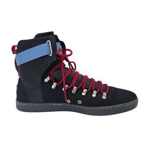 Creative Recreation Black High Top Hiker Sneakers Lace up Strap Bootie Men's 14